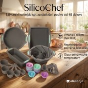 SilicoChef - Silikonski set od 45 delova